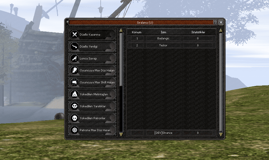 Sancaktar2 sancaktarmetin2 sancaktar2 Oyun içi Sıralama Sistemi